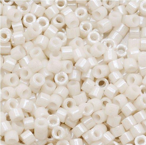 Miyuki Delica Opaque Alabaster Luster 11/0 - 4gr-Kraaltjes van Renate