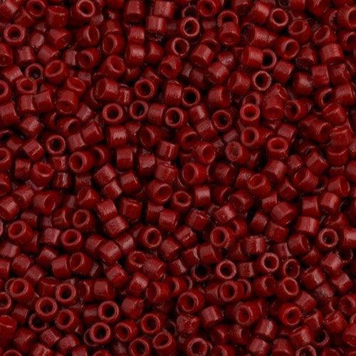 Miyuki Delica DB-2119 Duracoat jujube red 11/0 - 4 gram-Kralen-Kraaltjes van Renate