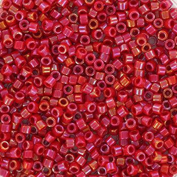 Miyuki Delica DB-214 Opaque luster red 11/0 - 4 gram-Kralen-Kraaltjes van Renate