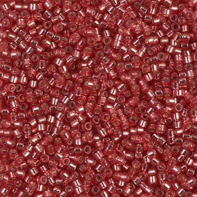 Miyuki Delica DB-2152 duracoat silverlined dyed light watermelon 11/0 - 4 gram-Kralen-Kraaltjes van Renate