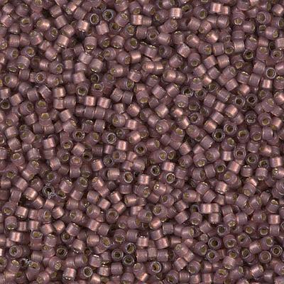 Miyuki Delica DB-2183 duracoat semi frosted silverlined dyed raisin 11/0 - 4 gram-Kralen-Kraaltjes van Renate