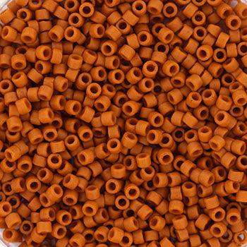 Miyuki Delica DB-2287 Opaque Glazed Frosted Burnt Orange 11/0 - 4 gram-Kralen-Kraaltjes van Renate