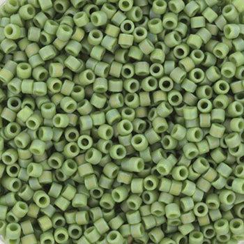 Miyuki Delica DB-2310 opaque matte ab glazed pistachio 11/0 - 4 gram-Kralen-Kraaltjes van Renate