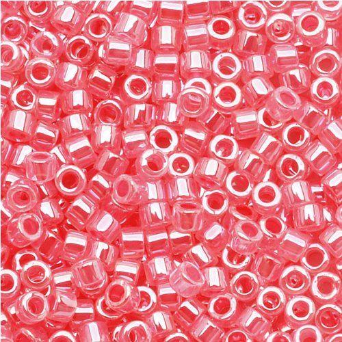 Miyuki Delica Bead Lined Crystal Rose 11/0 - 4 gram-Kraaltjes van Renate