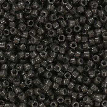 Miyuki Delica DB-2368 Duracoat Opaque Dyed Charcoal Grey 11/0 - 4 gram-Kralen-Kraaltjes van Renate