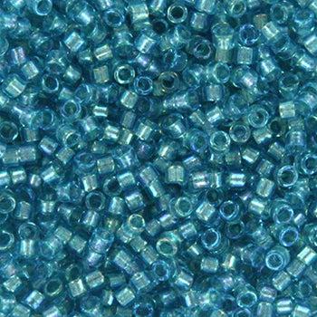 Miyuki Delica DB-2382 Fancy lined aqua 11/0 - 4 gram-Kralen-Kraaltjes van Renate