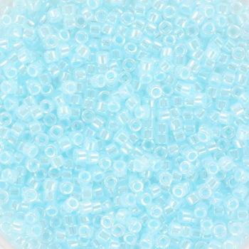 Miyuki Delica ceylon light aqua 11/0 - 4 gram-Kraaltjes van Renate