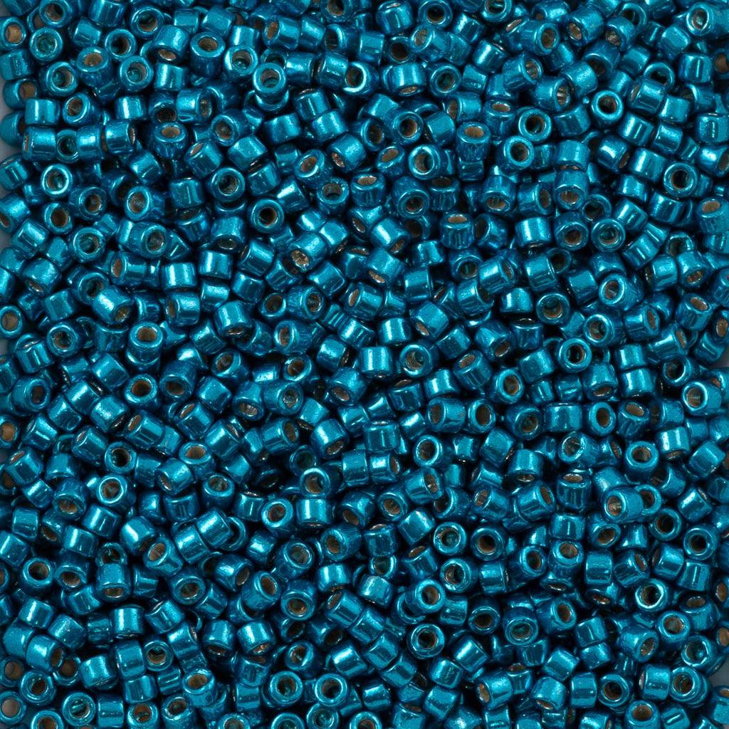 Miyuki Delica 11/0 DB-2516 Duracoat galvanized deep aqua blue - 4 gram-Kralen-Kraaltjes van Renate