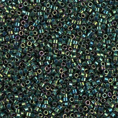Miyuki Delica DB-27 metallic iris dark green 11/0 - 4 gram-Kralen-Kraaltjes van Renate