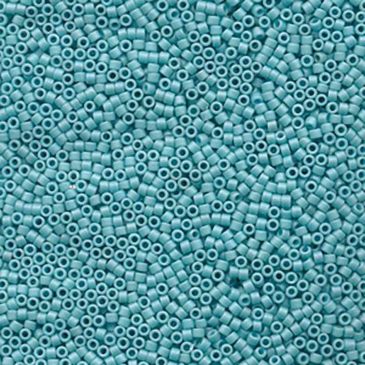 Miyuki Delica DB-375 light aqua matt 11/0 - 4 gram-Kralen-Kraaltjes van Renate