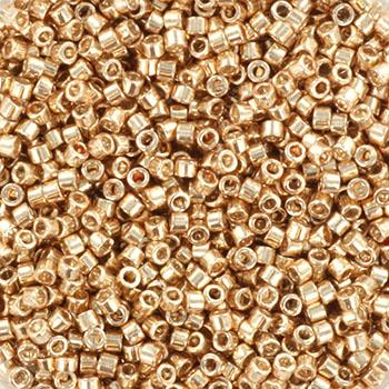 Miyuki Delica Galvanized Champagne 11/0 - 4 gram-Kraaltjes van Renate