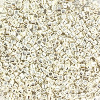 Miyuki Delica DB-551 Sterling Silver Plated 11/0 - 4 gram-Kralen-Kraaltjes van Renate