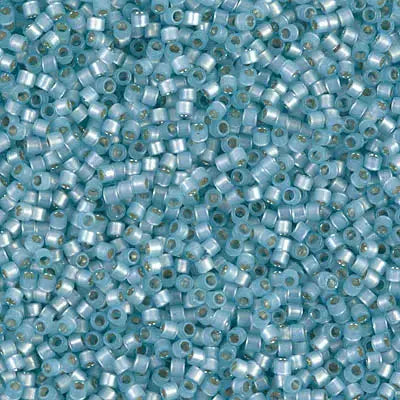 Miyuki Delica 11/0 DB-628 silverlined aqua - 4 gram-Kralen-Kraaltjes van Renate