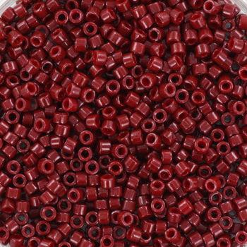 Miyuki Delica DB-654 Opaque dyed maroon 11/0 - 4 gram-Kralen-Kraaltjes van Renate