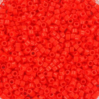 Miyuki Delica DB-727 Opaque opaque vermillion red 11/0 - 4 gram-Kralen-Kraaltjes van Renate