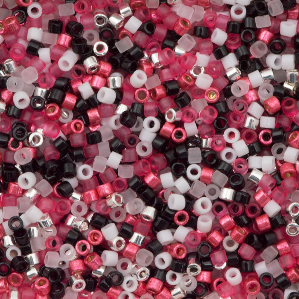 Miyuki Delica 11/0 DB-mix9053 Mix diva pink - 4 gram-Kralen-Kraaltjes van Renate