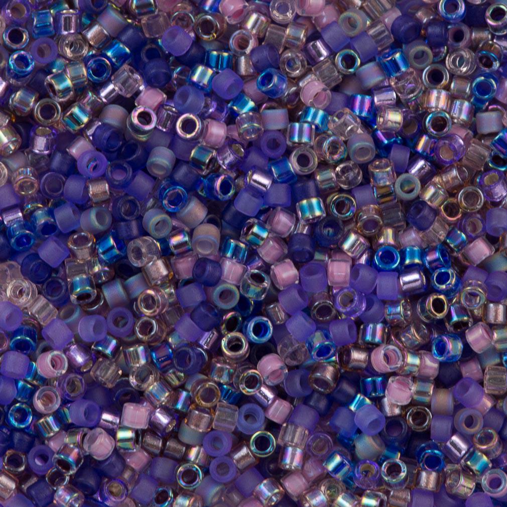 Miyuki Delica 11/0 DB-MIX01 Mix Lilacs - 4 gram-Kralen-Kraaltjes van Renate