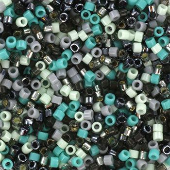 Miyuki Delica DB-mix23 Green mist 11/0 - 4 gram-Kralen-Kraaltjes van Renate