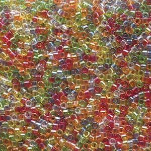Miyuki Delica 11/0 DB-mix32 mix candy - 4 gram-Kralen-Kraaltjes van Renate