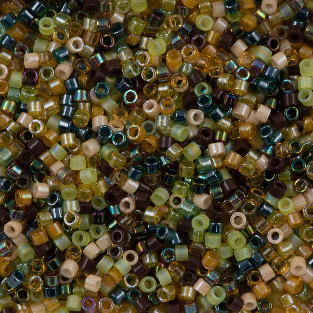 Miyuki Delica 11/0 DB-MIX7 Mix Earthtone - 4 gram-Kralen-Kraaltjes van Renate