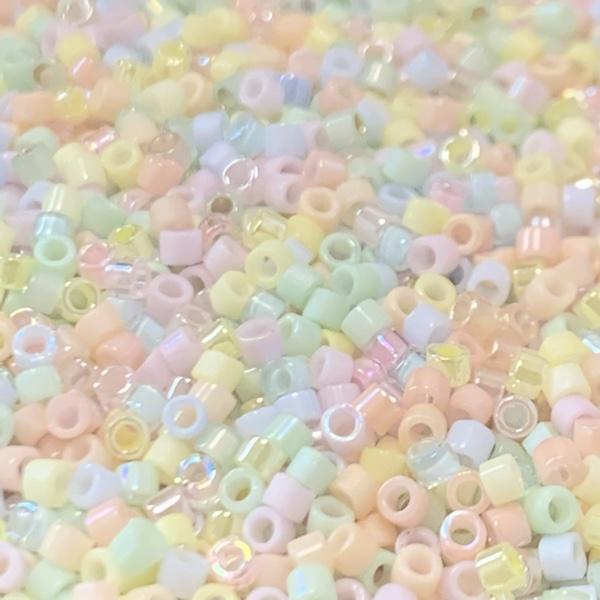 Miyuki Delica Mix Happy Pastel 11/0 - 4gr-Kraaltjes van Renate