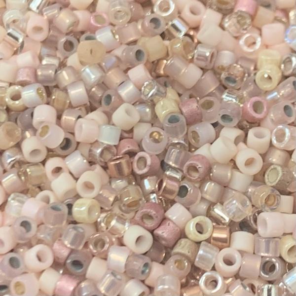 Miyuki Delica Mix Nude Pink 11/0 - 4gr-Kraaltjes van Renate
