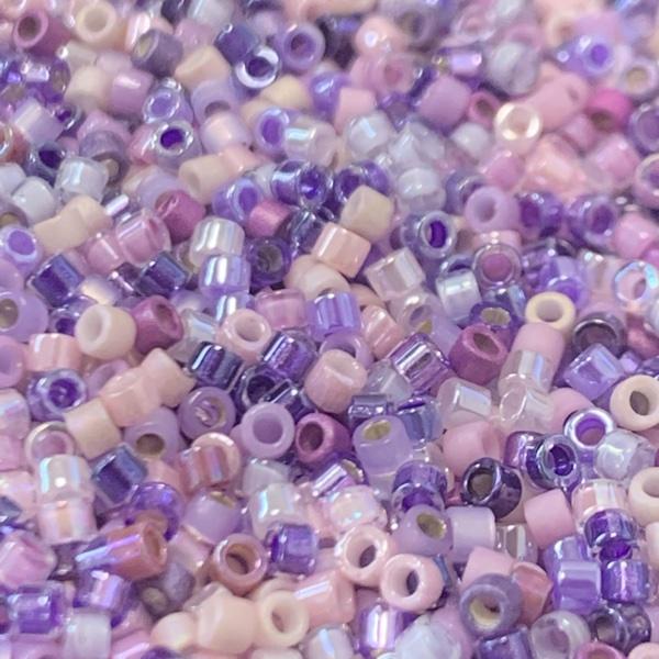 Miyuki Delica Mix Grape 11/0 - 4gr-Kraaltjes van Renate