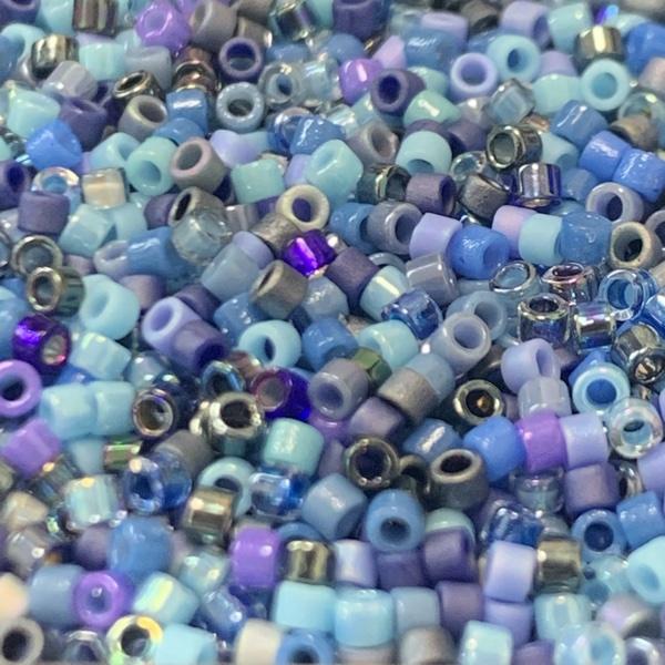 Miyuki Delica Mix Azure 11/0 - 4gr-Kraaltjes van Renate