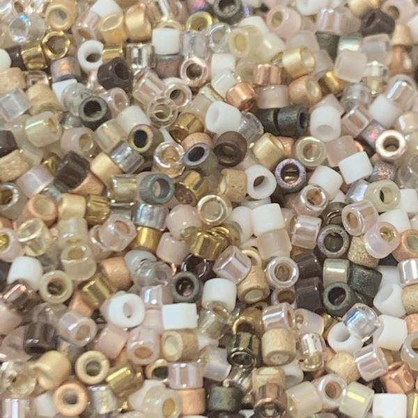 Miyuki Delica Mix Fall Brown 11/0 - 4gr-Kraaltjes van Renate