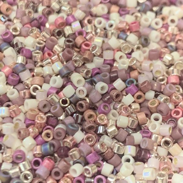 Miyuki Delica Mix Cozy Purple 11/0 - 4gr-Kraaltjes van Renate