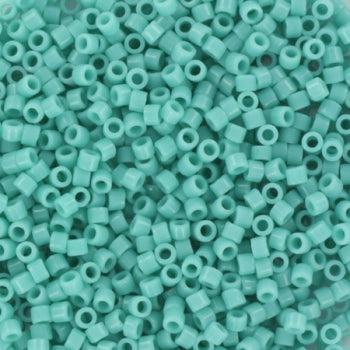Miyuki Delica DB-729 Opaque Turquoise green 11/0 - 4 gram-Kralen-Kraaltjes van Renate
