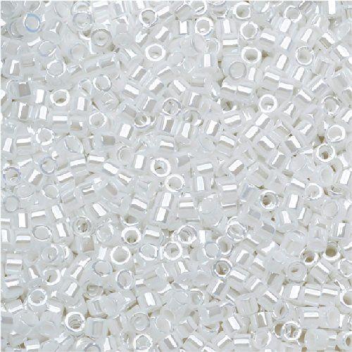 Miyuki Delica White Pearl Ceylon 11/0 - 4gr-Kraaltjes van Renate