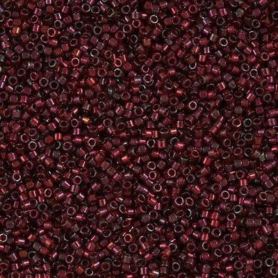 Miyuki Delica DB-105 gold luster paars/rood 11/0 - 4 gram-Kralen-Kraaltjes van Renate