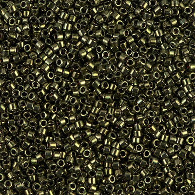 Miyuki Delica DB-11 metallic olive 11/0 - 4 gram-Kralen-Kraaltjes van Renate