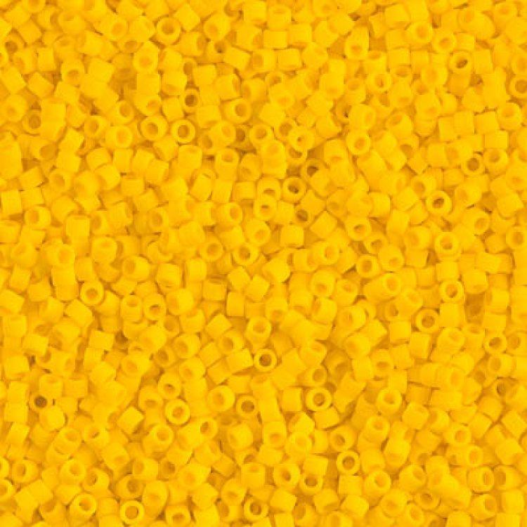 Miyuki Delica Opaque canary yellow 11/0 - 4gr-Kraaltjes van Renate