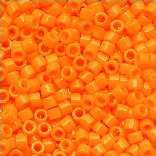 Miyuki Delica bead Opaque Mandarin 11/0 - 4 gram-Kraaltjes van Renate