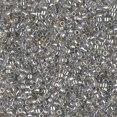 Miyuki Delica DB-114 Transparent silver gray gold luster 11/0 - 4 gram-Kralen-Kraaltjes van Renate