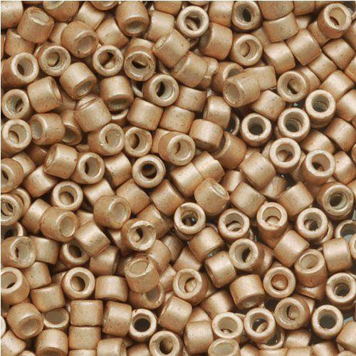 Miyuki Delica bead Galvanized Champagne 11/0 - 4 gram-Kraaltjes van Renate