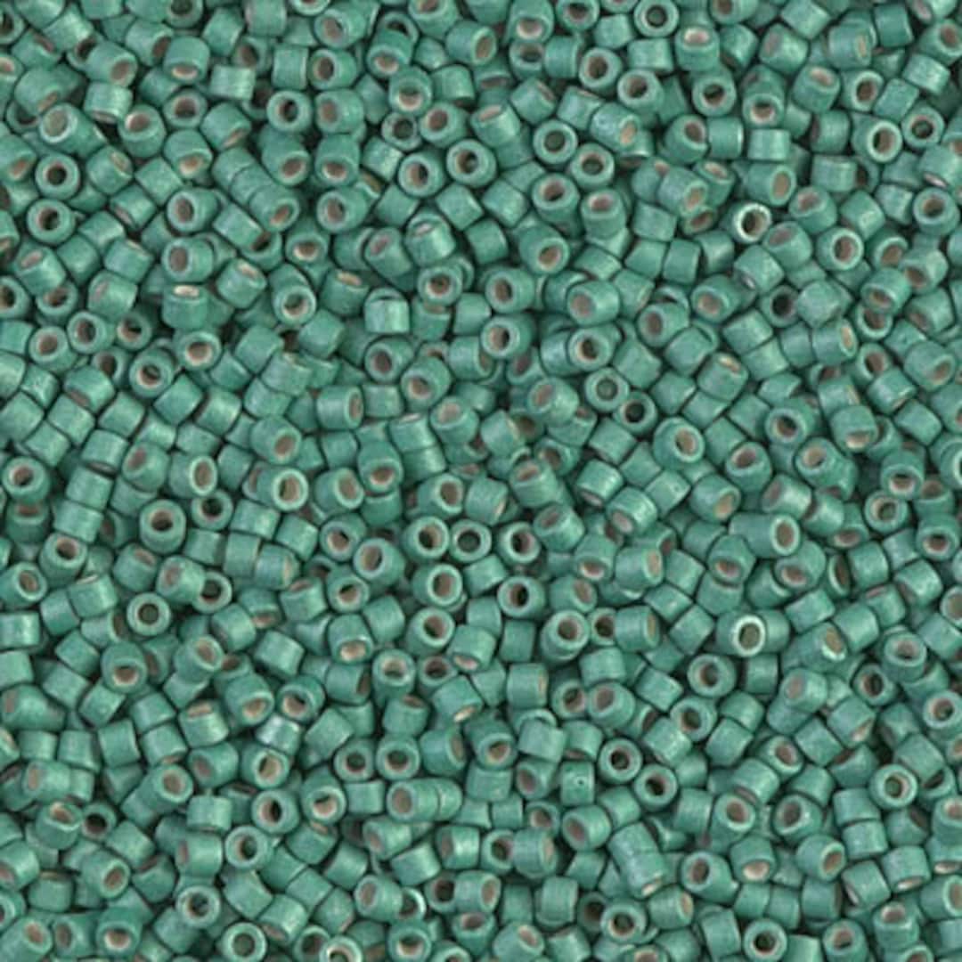 Miyuki Delica DB-1171 galvanized matt mint 11/0 - 4 gram-Kralen-Kraaltjes van Renate