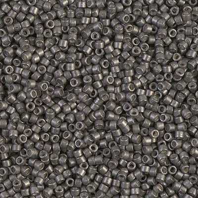 Miyuki Delica DB-1175 Galvanized matte graphite 11/0 - 4 gram-Kralen-Kraaltjes van Renate