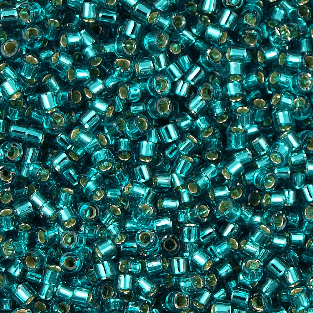 Miyuki Delica DB-1208 silverlined blauw 11/0 - 4 gram-Kralen-Kraaltjes van Renate