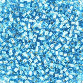 Miyuki Delica DB-1209 silverlined ocean blue 11/0 - 4 gram-Kralen-Kraaltjes van Renate