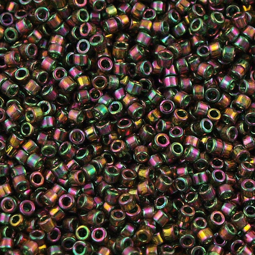 Miyuki Delica DB-127 rainbow iridescent 11/0 - 4 gram-Kralen-Kraaltjes van Renate
