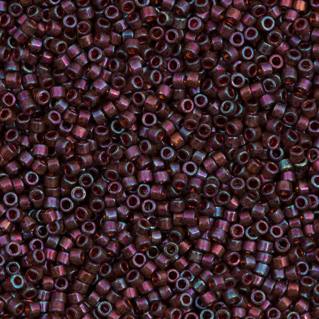Miyuki Delica 11/0 Pink luster topaz DB-129 - 4 gram-Kralen-Kraaltjes van Renate