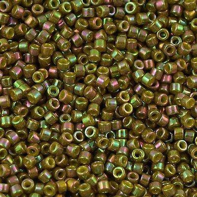 Miyuki Delica Bead olive AB 11/0 - 4 gram-Kralen-Kraaltjes van Renate