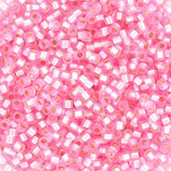 Miyuki Delica 11/0 silverlined dyed pink - 4 gram-Kralen-Kraaltjes van Renate