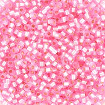 Miyuki Delica 11/0 silverlined dyed pink - 4 gram-Kralen-Kraaltjes van Renate