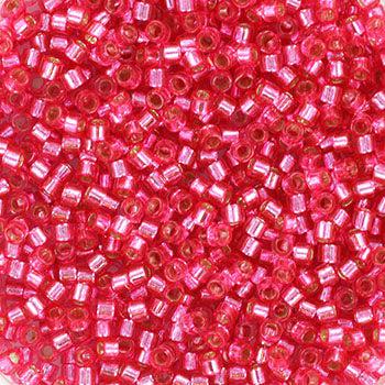 Miyuki Delica DB-1338 silver lined Dark Pink 11/0 - 4 gram-Kralen-Kraaltjes van Renate