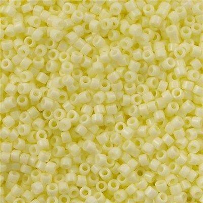 Miyuki Delica Opaque Pale Yellow 11/0 - 4gr-Kraaltjes van Renate