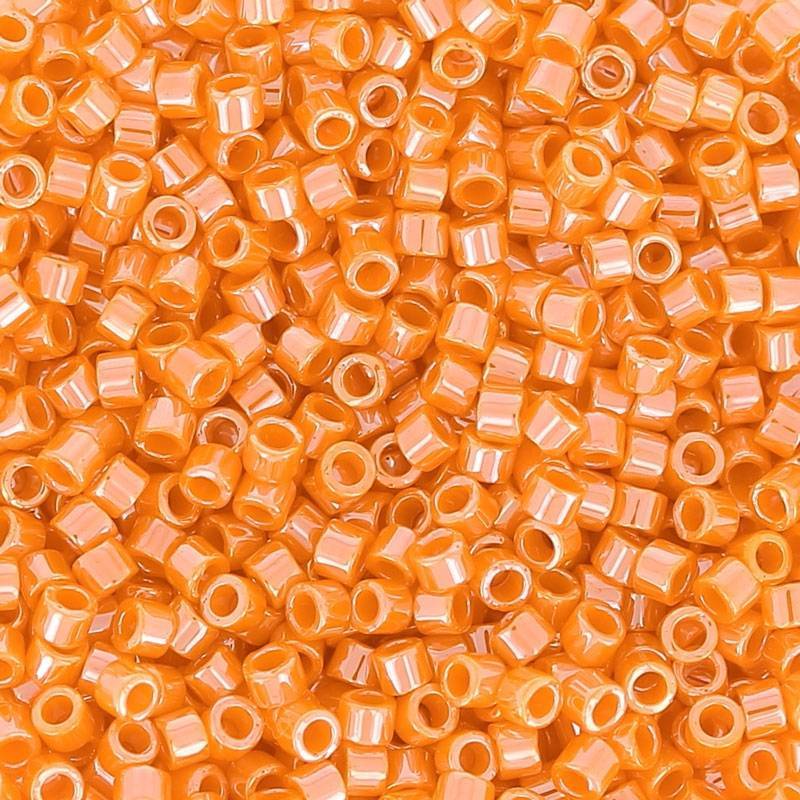 Miyuki Delica Bead Opaque Mandarin Luster 11/0 - 4 gram-Kraaltjes van Renate